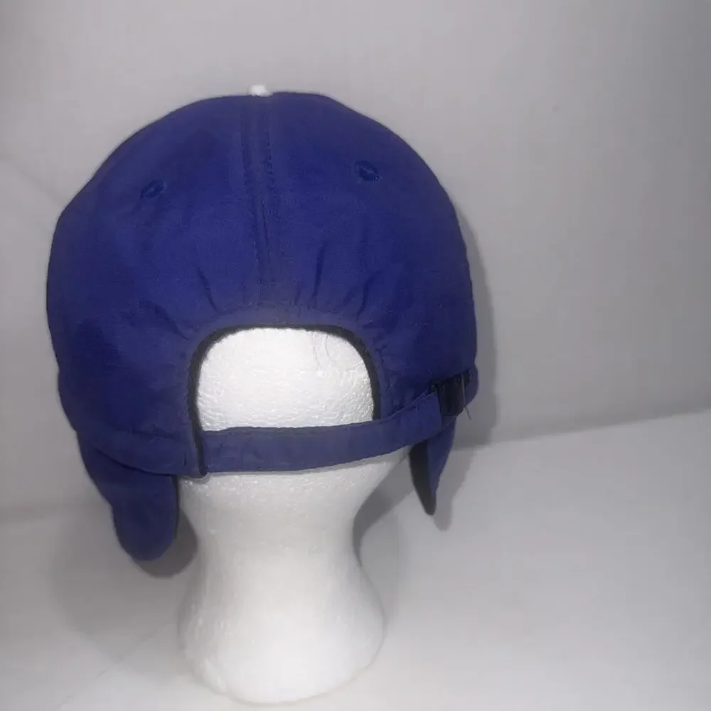 VINTAGE Gap Nylon‎ Blue Gorpcore Y2K 90s Lined Trapper Ear Warm Baseball Hat M/L